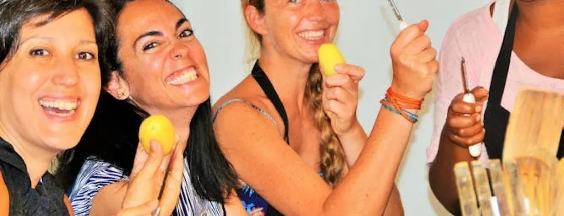 Cooking Paella in Barcelona with Market Tour