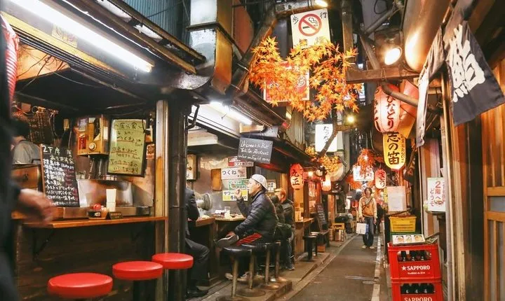Shinjuku Golden Gai Food Tour in Spanish