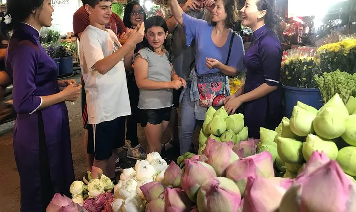 Private Walking Saigon Food Tour by Night