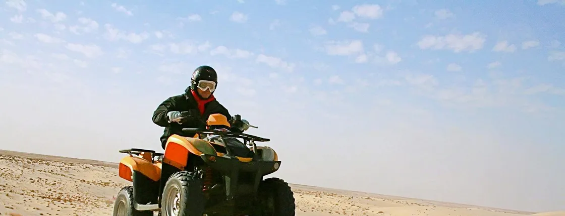 Half-day Hurghada Desert Quad Bike Tour with Camel Ride and Tea