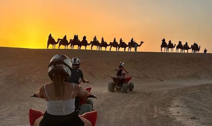 Agafay Half Day Rocky Desert Experience – Quad Bike & Camel Ride