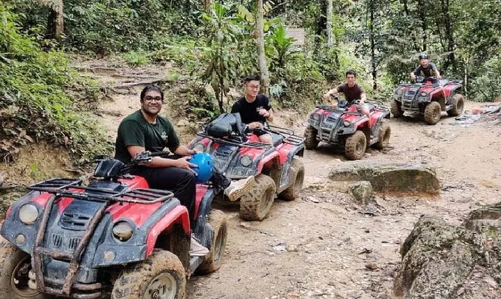 ATV Adventure At Kemensah & Dine in the River with Locals