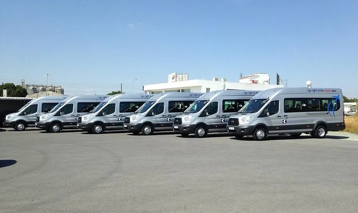 Shared shuttle transfer from Larnaca Airport to Hotels