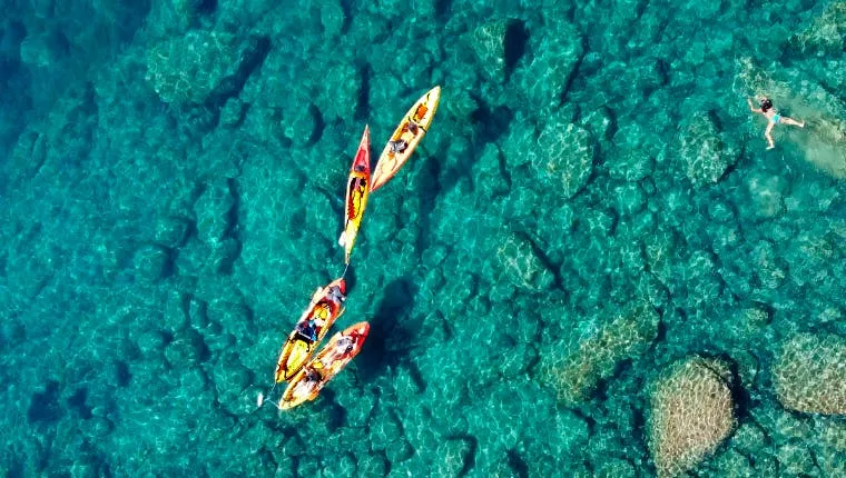 Kayaking and snorkeling excursion in Costa Brava from Barcelona