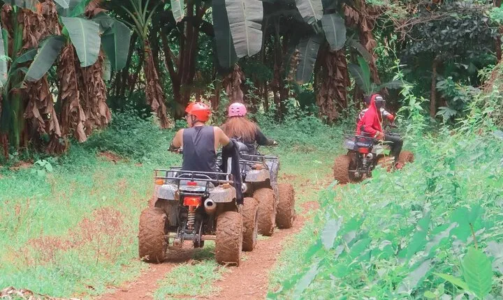 Full On 5-7 hours ATV Adventure Rivers-Mountains-Jungle with Transfers Manila