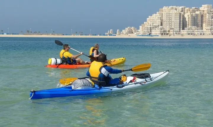 Kayaking Experience in Dubai's Oceana Palm Jumeirah Waters