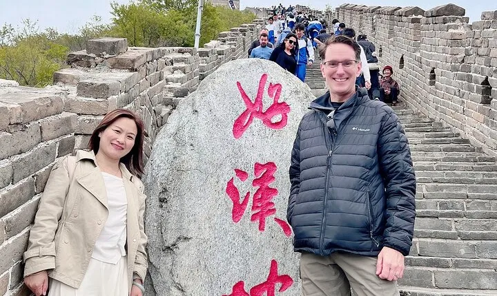 Beijing private layover Mutianyu Great Wall English guided tour.