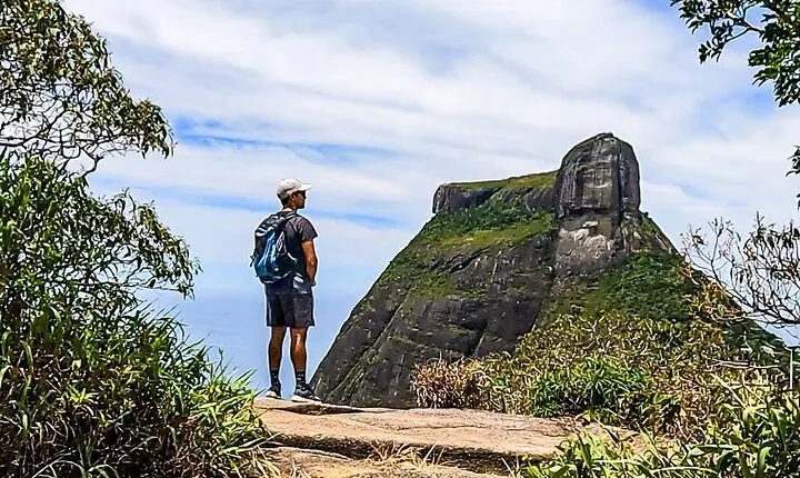 Beautiful Stone Walk and Flight Rampa, in the Tijuca Forest