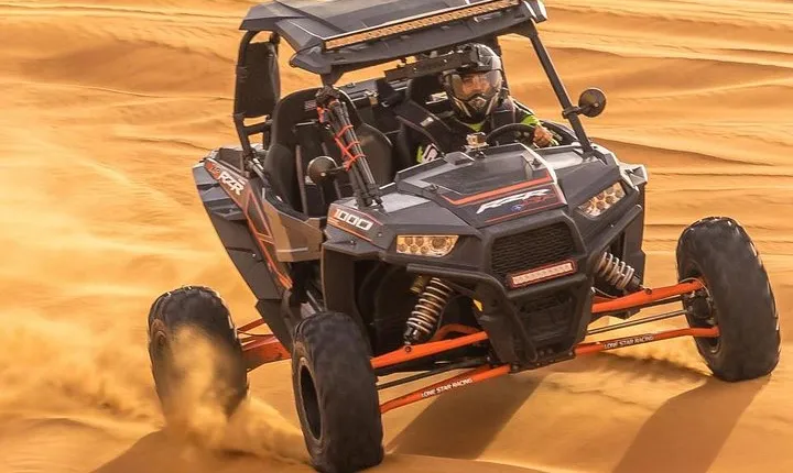Dubai Dune Buggy Desert Drive With Camel ride & sandboarding