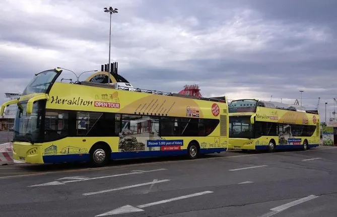 Heraklion Hop-On Hop-Off Double-Decker Bus City Tour