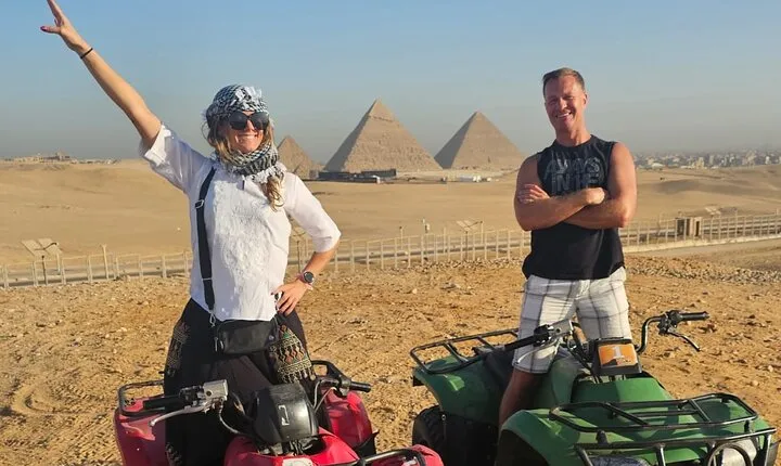 1 Hour Desert Safari By ATV Quad Bike around Giza Pyramids