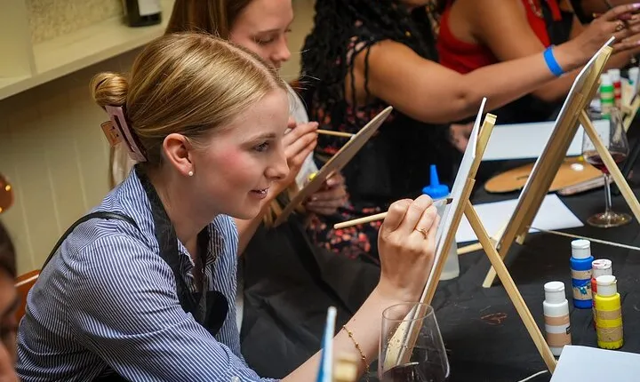 Paint and Sip Session in Rome