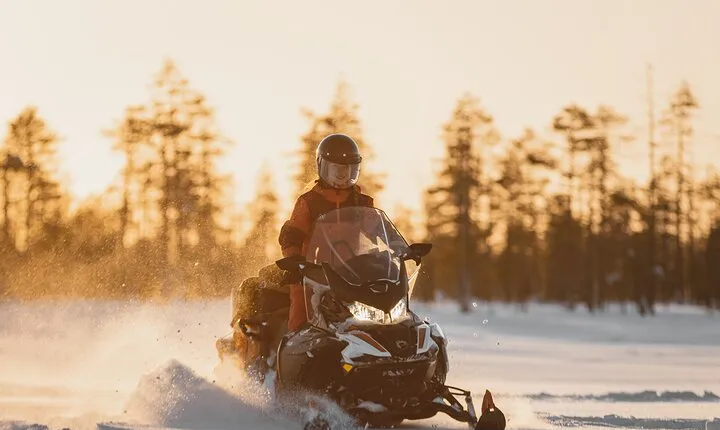 Full Day Snowmobile Safari into the Lappish Wilderness in Rovaniemi