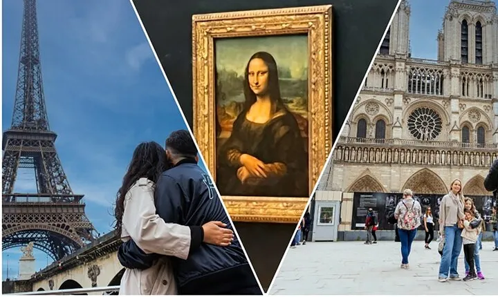 Paris Eiffel Tower, Notre Dame, Louvre and Montmartre Guided Tour