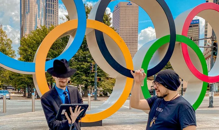 Outdoor Augmented Reality Escape Room in Centennial Olympic Park