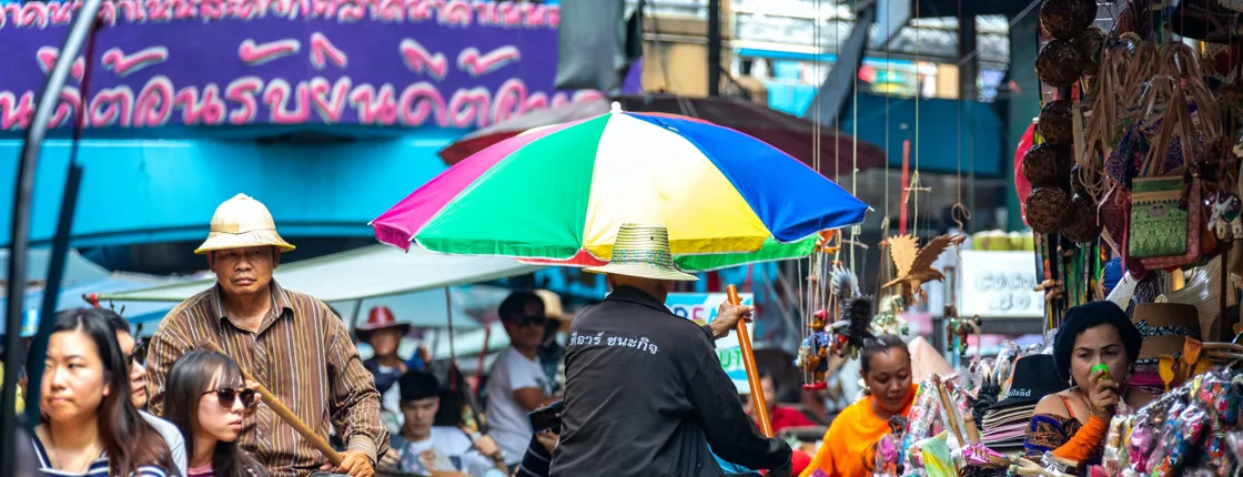 Amphawa Floating Market from Pranburi
