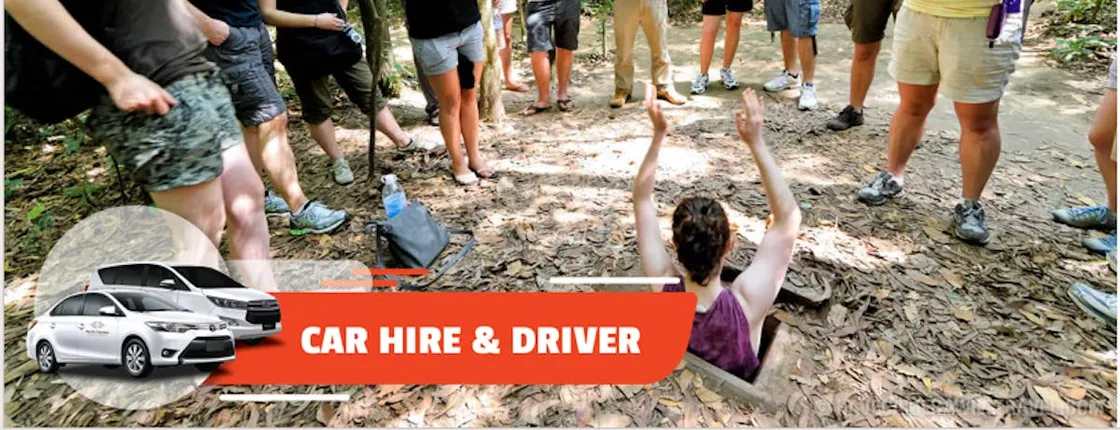 Car hire with driver in Cu Chi from Ho Chi Minh city half-day