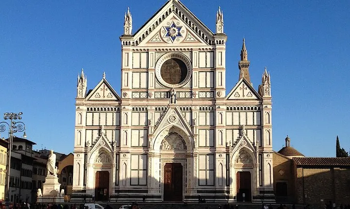 Santa Croce and Guided Walking Tour in Florence