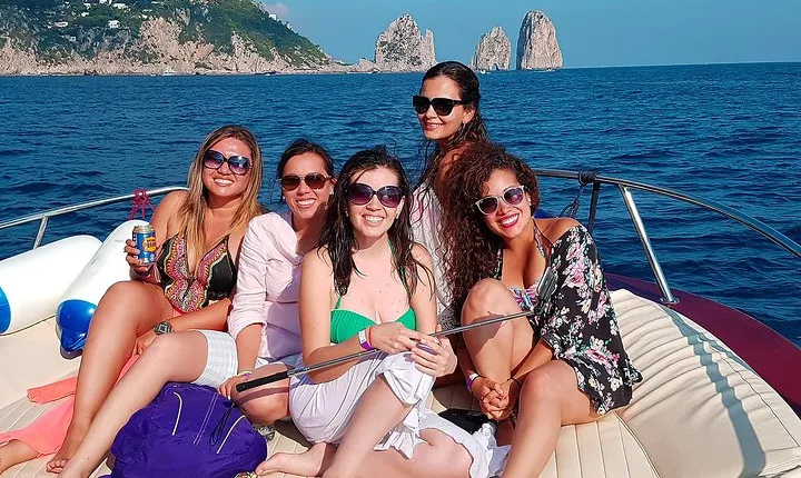 Small group Capri boat tour with transfer from Sorrento
