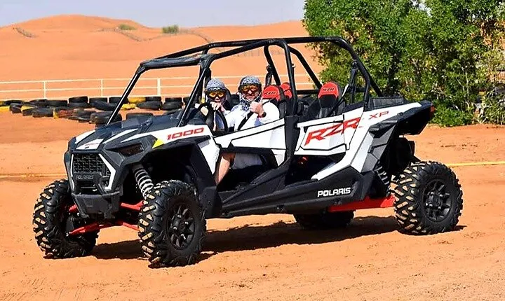 Buggy Ride Dubai & Dubai Desert Safari & Camel Ride with pickup