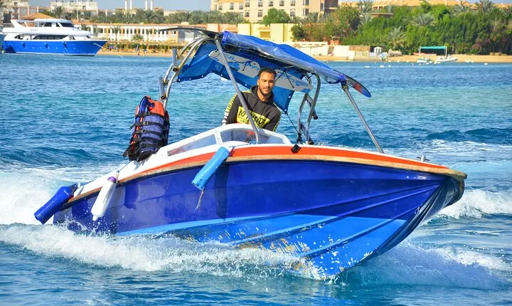 Speed Boat Abo Munkar Island & Water Sport Semi Private-Hurghada