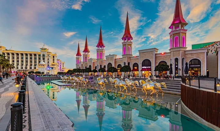 The Land of Legends at Night From Antalya