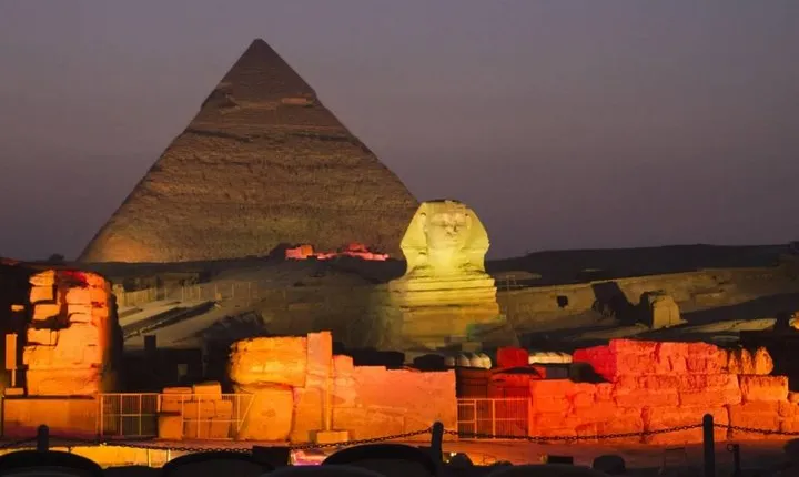 Sound And Light Show With Dinner With Pyramids View Roof Top Restaurant