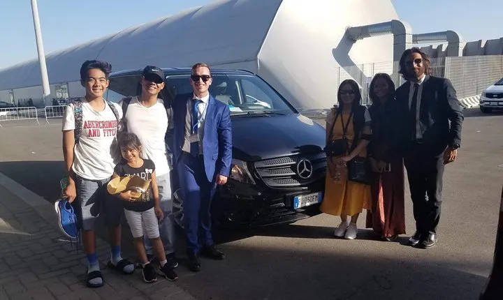 Private vip airport transfer from Fiumicino Airport to Civitavecchia Port