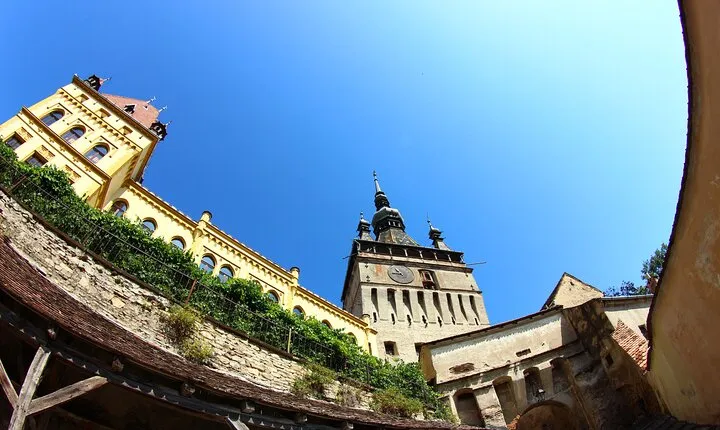Medieval Sighisoara & Viscri with horse cart & traditional lunch from Brasov