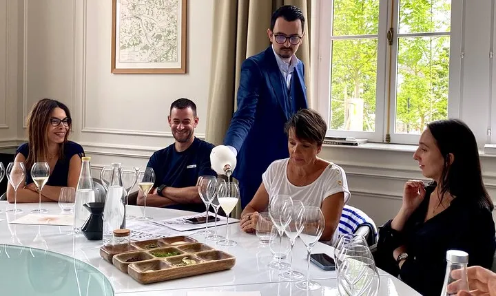 DeLuxe DOM PERIGNON Ruinart Cellars Tastings Michelin Lunch