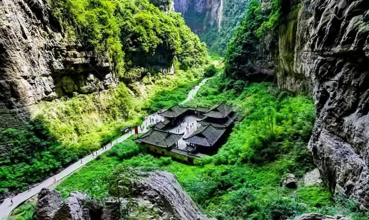 Chongqing Private Day Tour to Wulong Karst National Geology Park 