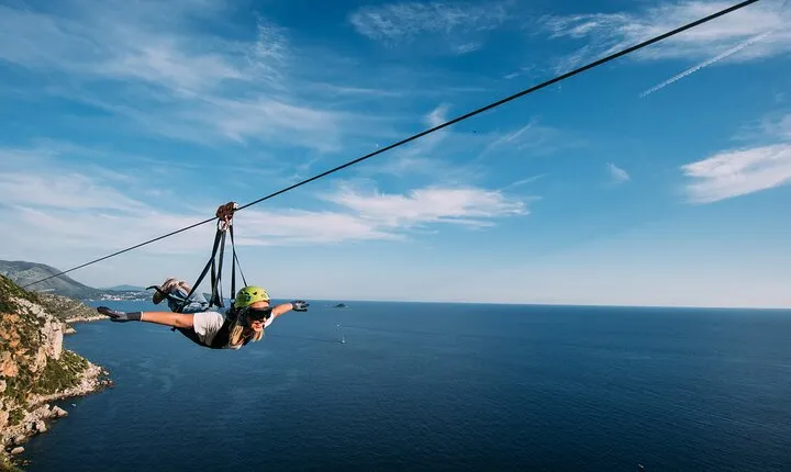 900-Meter Ziplining in Dubrovnik