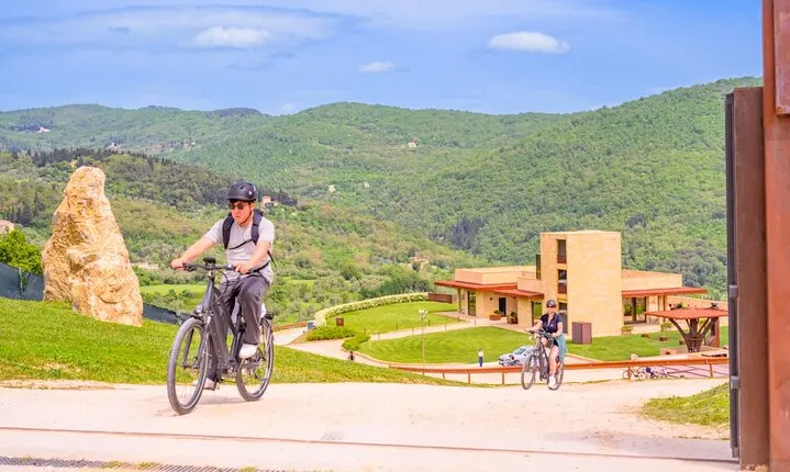 Florence: E-Bike tour to Fiesole with optional Pool or Olive Oil