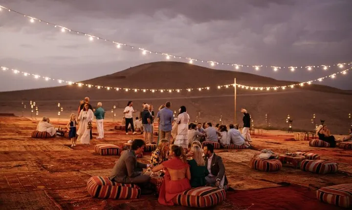 From Marrakech: Magical Dinner In Agafay Desert Under the Stars