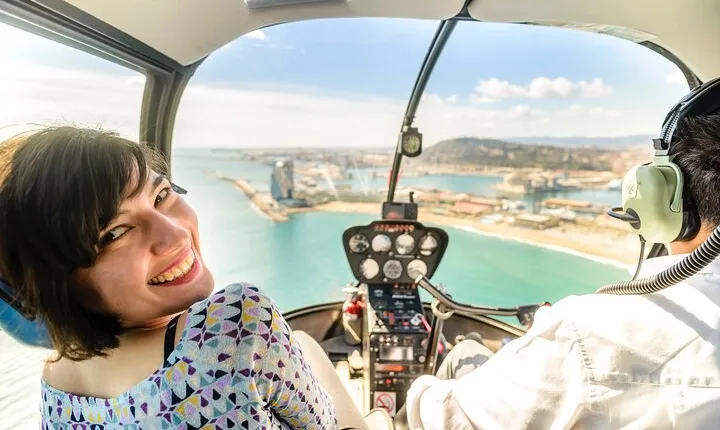 Barcelona's Panoramic Helicopter Flight with Video Included