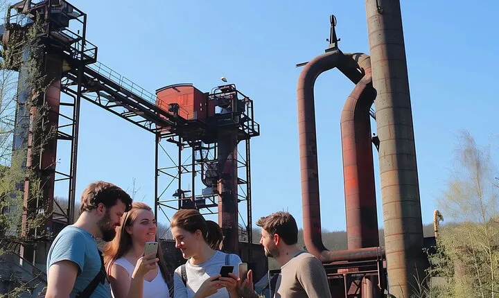 Audiobook City Rally through the Landschaftspark Nord in Duisburg