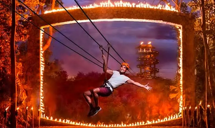 Amazing Xplor Fuego Tour All inclusive from Cancun & Playa del Carmen
