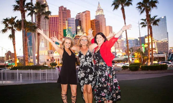 Las Vegas Strip by Super Stretch Limo with Personal Photographer