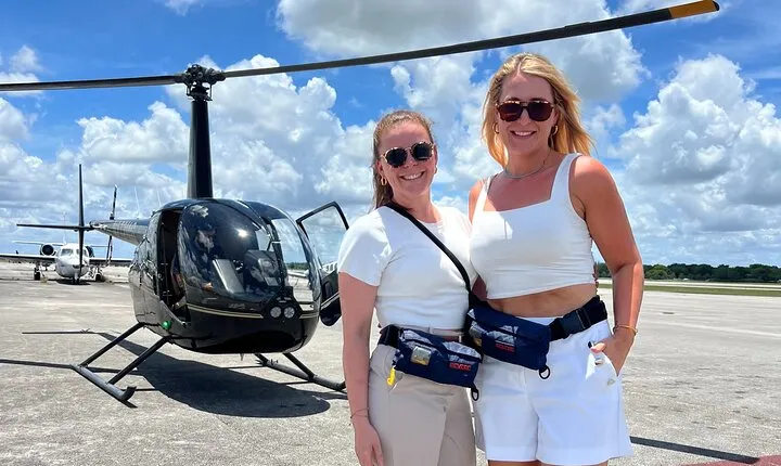 Private Helicopter Tour of Miami for 3 People