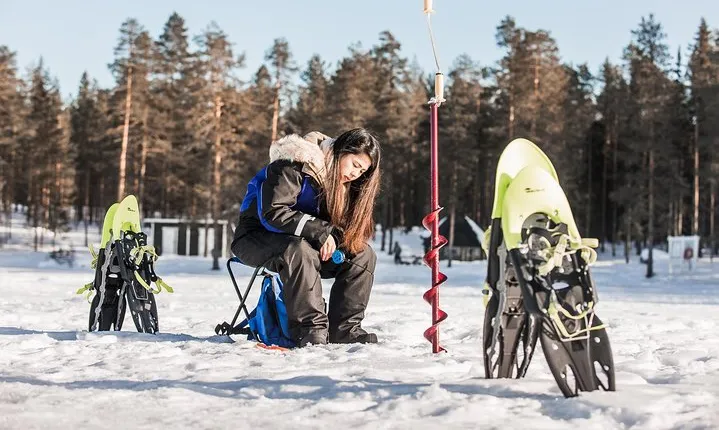 Snowshoeing and Ice Fishing Tour
