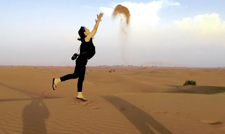 Morning Desert Safari with Sand Boarding and Dune bashing
