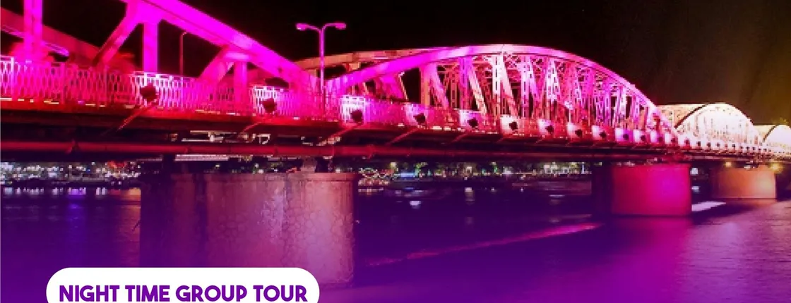 Evening tour - Hue night and dinner cruise with lantern floating