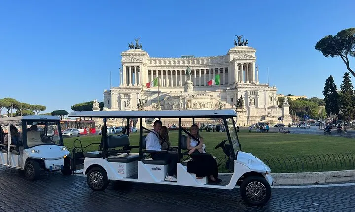 Private Golf Cart Tour of Baroque Rome