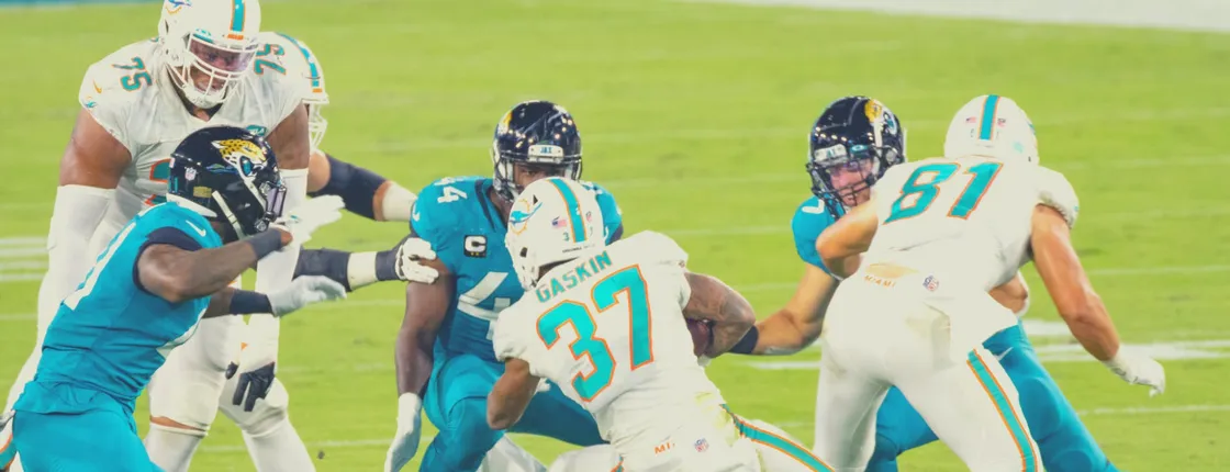 Miami Dolphins football game ticket at Hard Rock Stadium