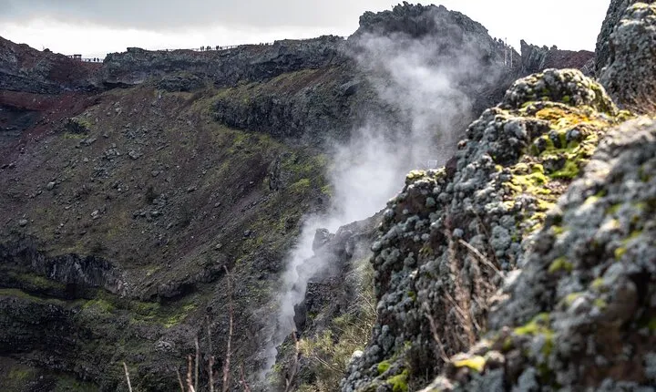 Pompeii and Vesuvius Small Group Tour From Naples with Pizza