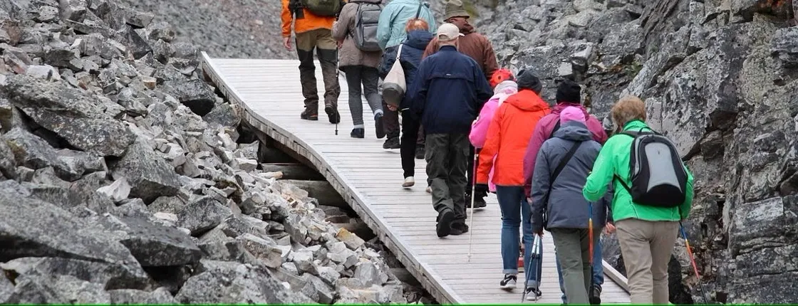 Nordic walking with a local guide