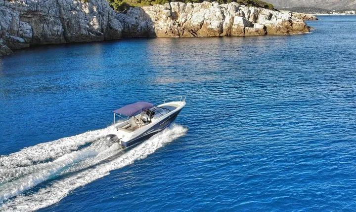 Private Tour: Elaphite Islands with Jeanneau Cap Camarat 7.5 WA from Dubrovnik