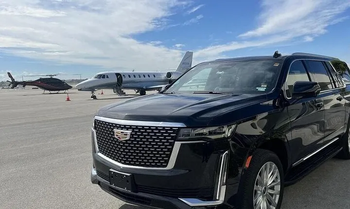 Premier Limousine Miami Airport Hotel Port Transfers in Lux SUV