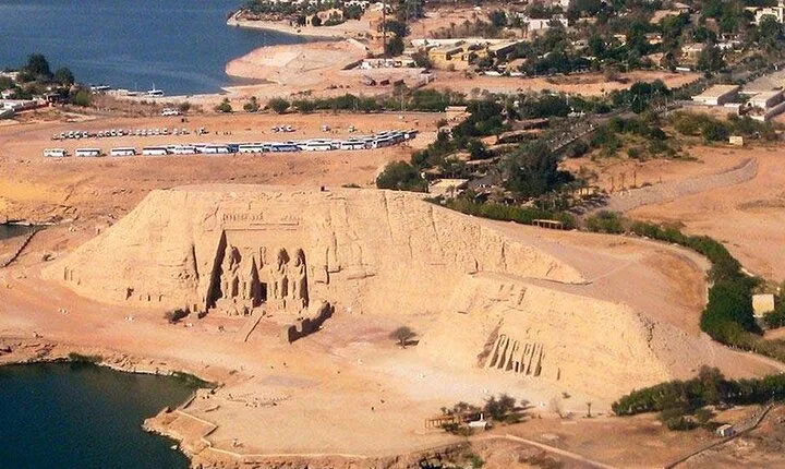 Explore Abu Simbel Temple on Sharing full day trip. 