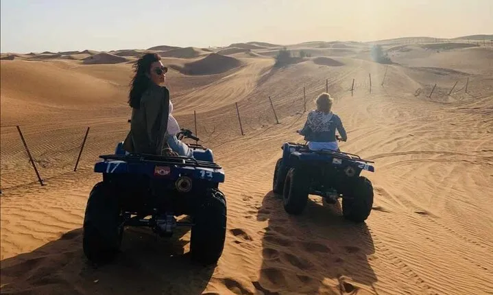 Private Evening Desert Safari with BBQ Dinner & Sand Boarding
